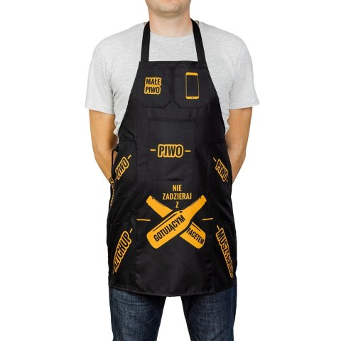 Fartuszek dla gotującego faceta kuchenny męski BBQ