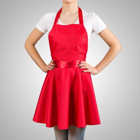 Nitly Red Fartuszek Sukienka prezent DZIEŃ KOBIET