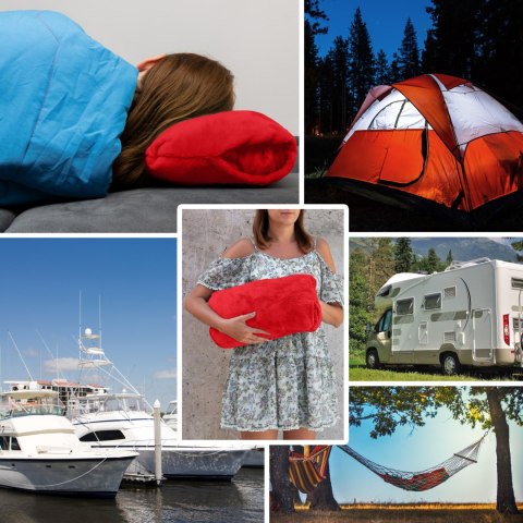 Bluzo-koc "Super Mama" Czerwona