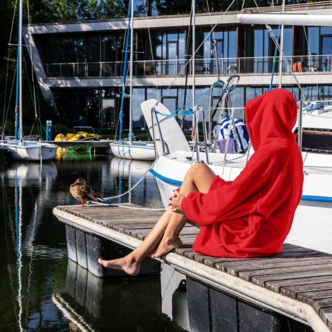 Bluzo-koc "Super Mama" Czerwona