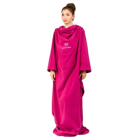 Kocyko-szlafrok "Super Mama" Fuksja