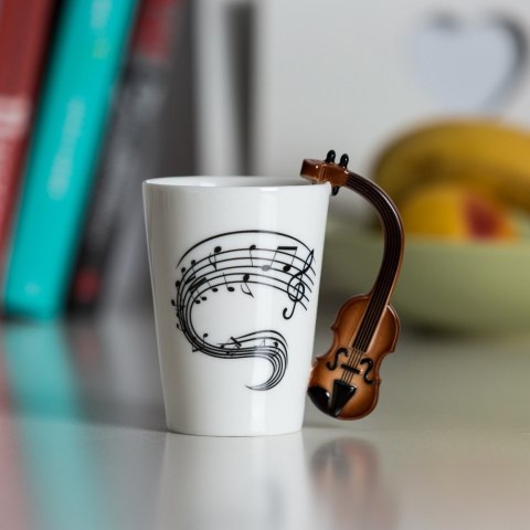 Kubek Muzyka Skrzypce kubeczek muzyczny prezent