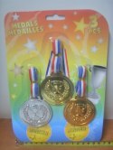 Medal 3szt na blistrze 3715