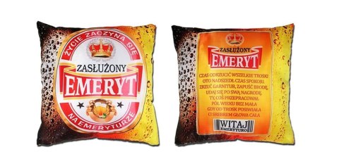 Poduszka EMERYT 35x35 kolorowa | 8349