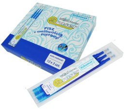 Wkłady do długopisów ścieralnych 36szt NIEBIESKI Eraser 3558