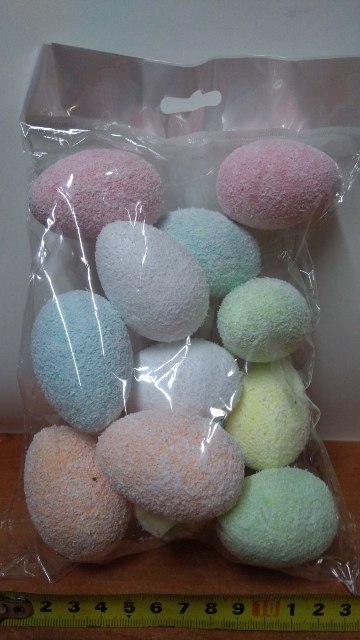 Jajka w worku 12szt styropian SWL-17103