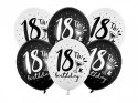 Balony 6szt. 30cm ''18''