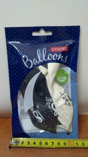 Balony 6szt. 30cm ''18''