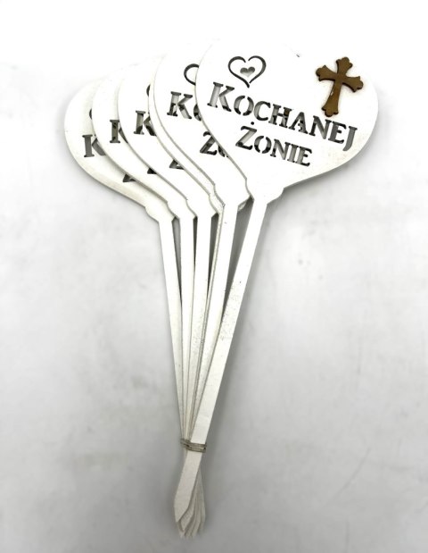 Serce na piku 6szt. KOCHANEJ ŻONIE
