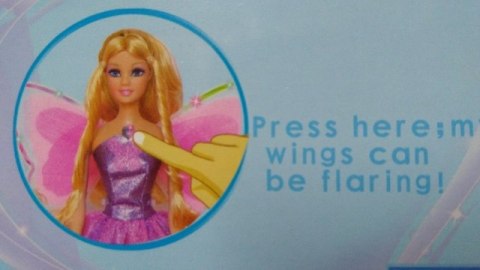 Lalka ze świecącymi skrzydłami ELF 29cm