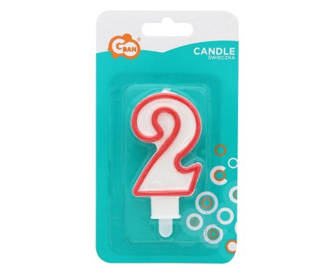 Świeczka urodzinowa ''2'