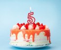 Świeczka urodzinowa ''5''