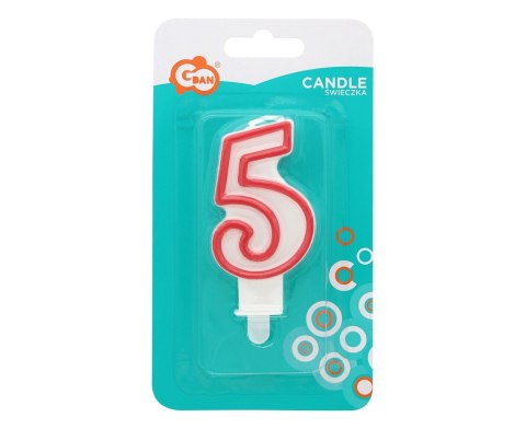 Świeczka urodzinowa ''5''