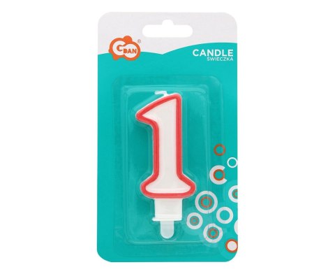 Świeczka urodzinowa CYFRA ''1''