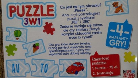 Gra PUZZLE 3W1