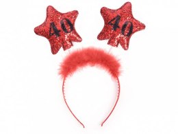 Opaska do włosów GWIAZDKI CEKINY ''40''