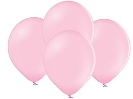 Balony 100szt różowe pastelowe 23 cm - 100szt.