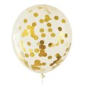 Balony przezroczyste 5szt. z konfetti 30cm