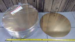 Podkład złoty 100szt. okrągły 30cm | 92-88