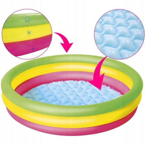 Basen 152 x 30 cm z miękkim dnem 3-RINGI Bestway | 51103