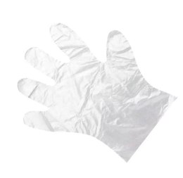 Rękawice foliowe L 100szt. HDPL | 30-43