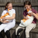 Grzejąca Pluszowa Gęś XL - prezent dla dziewczyny, żony, na walentynki
