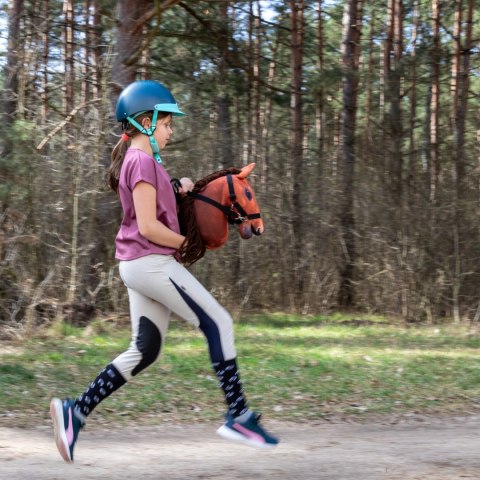 Hobby Horse Skippi bursztyn - koń na patyku kiju dla dziecka - A3 kantar