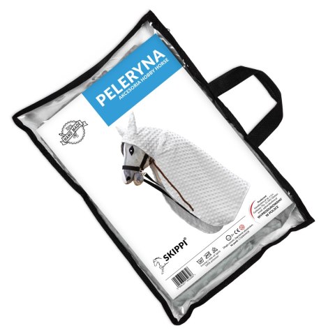 Peleryna Skippi dla Hobby Horse - szara - prezent na dzień dziecka