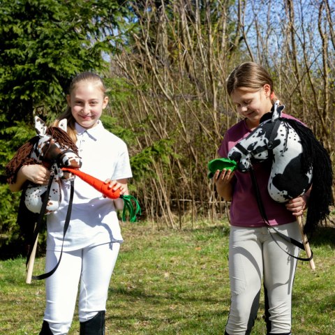 Skippi Hobby Horse tarantowaty - biało czarny - prezent na dzień dziecka