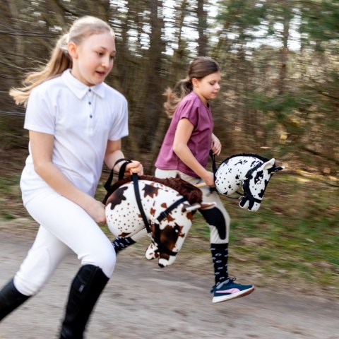Skippi Hobby Horse tarantowaty - biało czarny - prezent na dzień dziecka