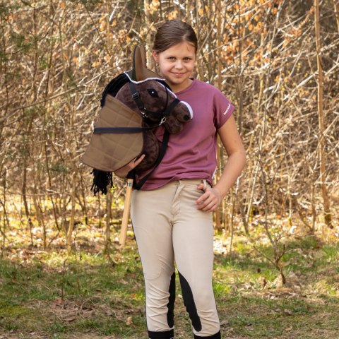 Zestaw Skippi - Hobby Horse Gniady - Derka i nauszniki - beż i oliwka