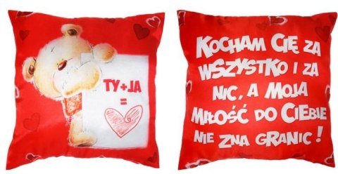 Poduszka dwustronna 20 x 20 cm - TY + JA M10