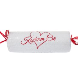 Ręcznik cukierek biały KOCHAM CIĘ