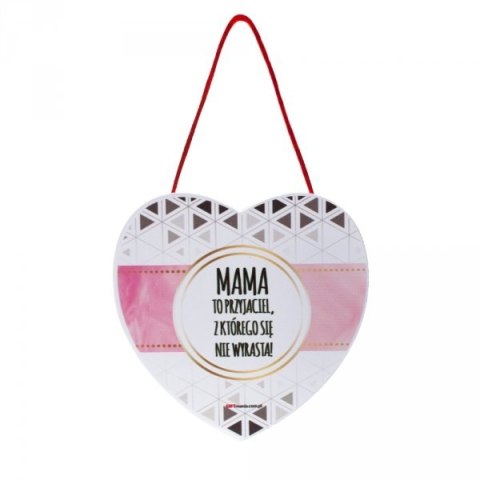 Drewniana tabliczka "Mama to przyjaciel..."