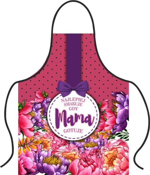 Fartuch kuchenny "Najlepiej smakuje gdy mama gotuje"