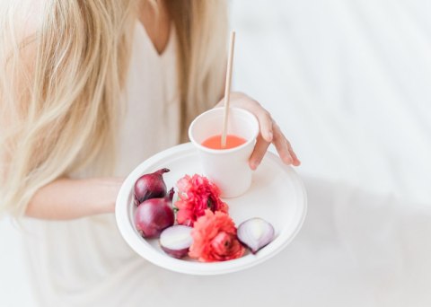 Kubeczki z trzciny cukrowej, biały, 250ml 6 szt .