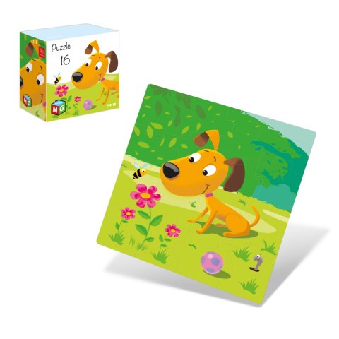 Puzzle 16 elementów PIESEK