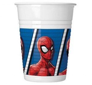 Kubeczki plastikowe "Spiderman Team Up" 200 ml 8 szt.