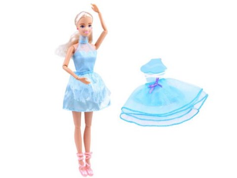 Lalka tancerka niebieska sukienka | ZA3920