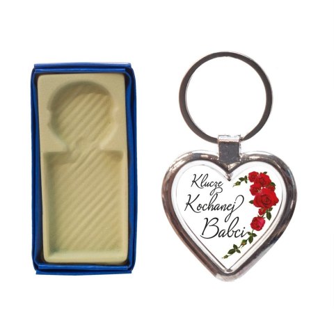 Zawieszka brelok dwustronny żelowy "Klucze kochanej Babci"