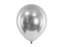 Balony srebrne 30 cm 10 szt.
