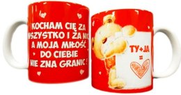 Kubek ceramiczny miś Ty + Ja | K60