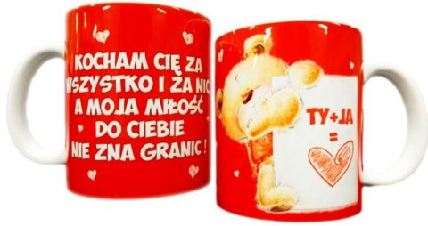 Kubek ceramiczny miś Ty + Ja | K60
