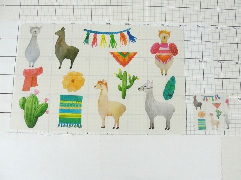 Mata podkładka LAMY / ALPAKI 12el.