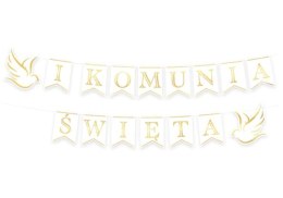 Banner komunijny Pierwsza Komunia Święta 250 cm | 127476