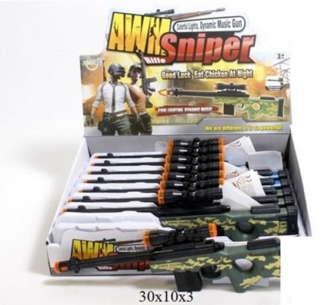 Karabin snajperski na baterie 30cm