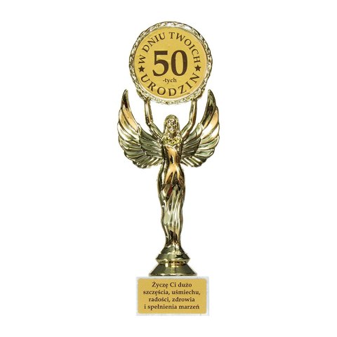 Statuetka '"W dniu Twoich 50-tych urodzin''