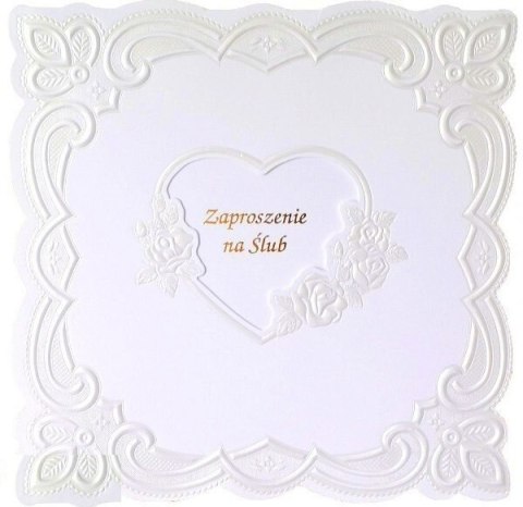Zaproszenie 10szt. ŚLUB | 4905