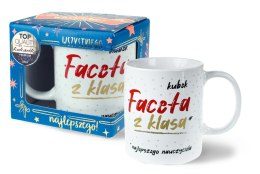 Kubek Premium Facet z klasą najlepszy nauczyciel | Q 899