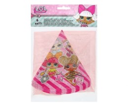 Czapeczki papierowe LOL Glitterati 6szt. | 90865